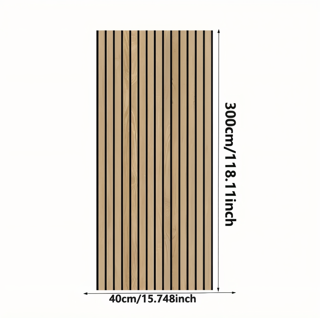 Peel & Stick Wood Grain 3D Wall Panel