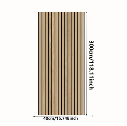 Peel & Stick Wood Grain 3D Wall Panel