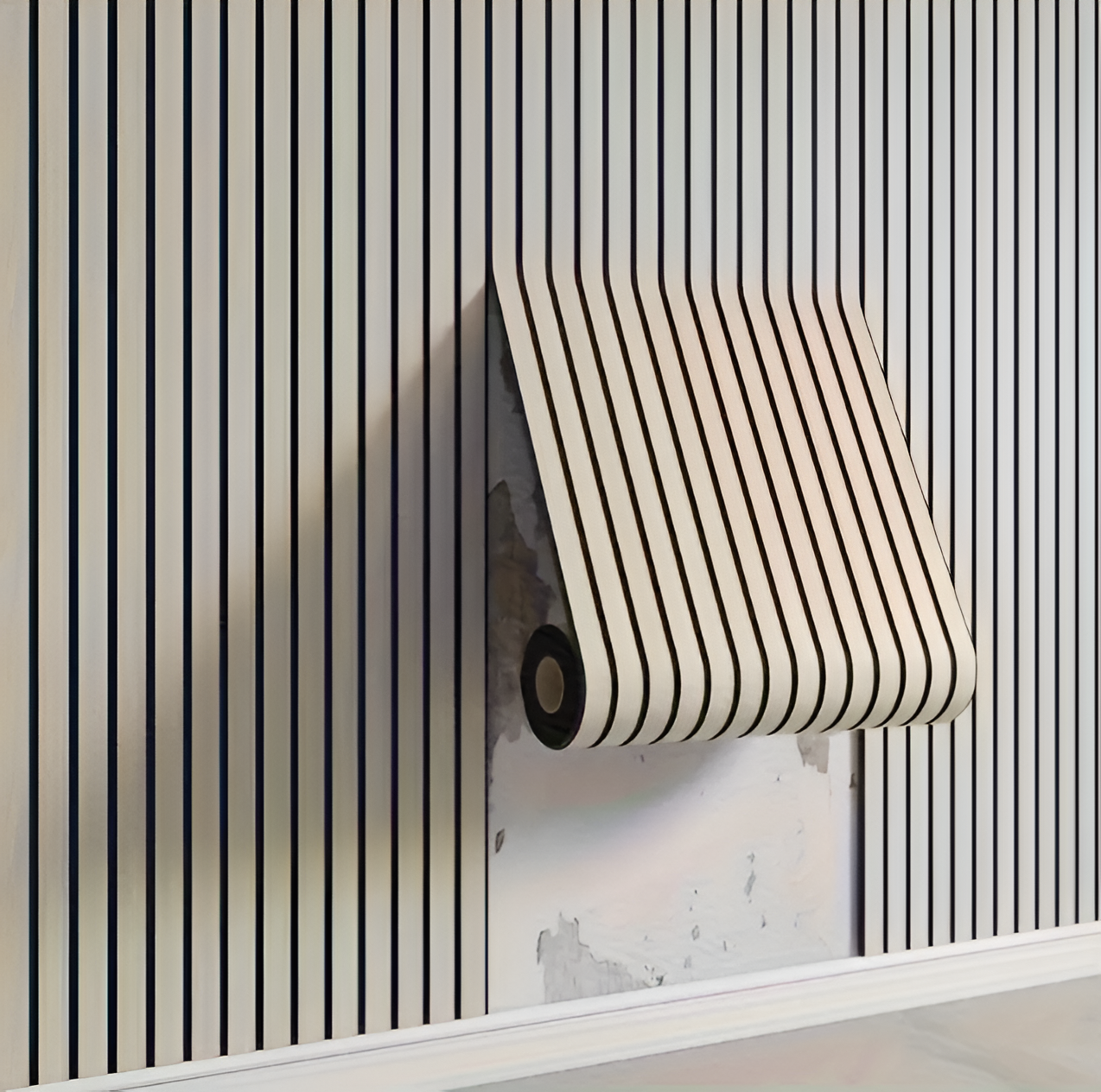Peel & Stick Wood Grain 3D Wall Panel