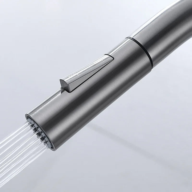 Automatic Sensor Kitchen Faucet with Flexible Sprout