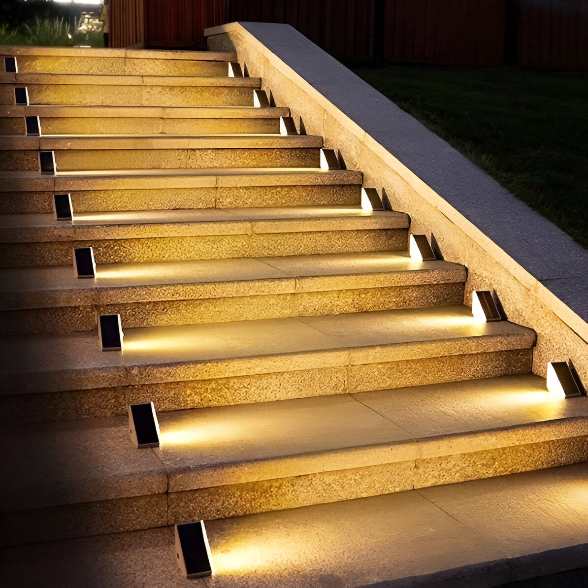 Weatherproof Solar Powered Outdoor Path Lights 2-Pack - Fesara