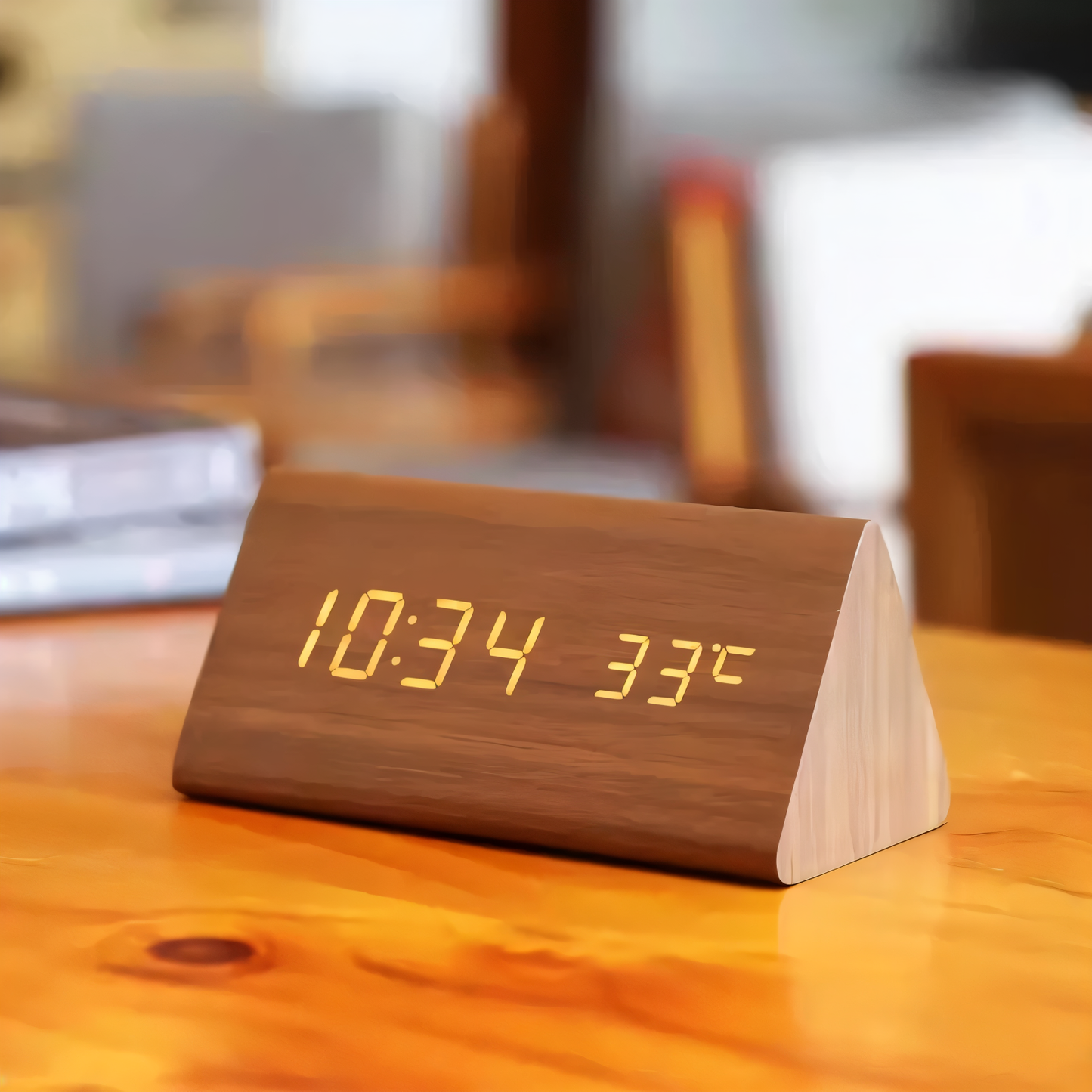 Compact Digital Plastic Alarm Clock - Fesara