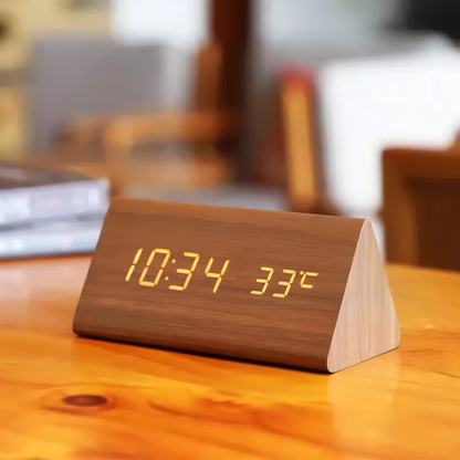 Compact Digital Plastic Alarm Clock - Fesara