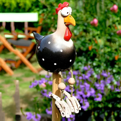Colorful Large Rooster Garden Decoration