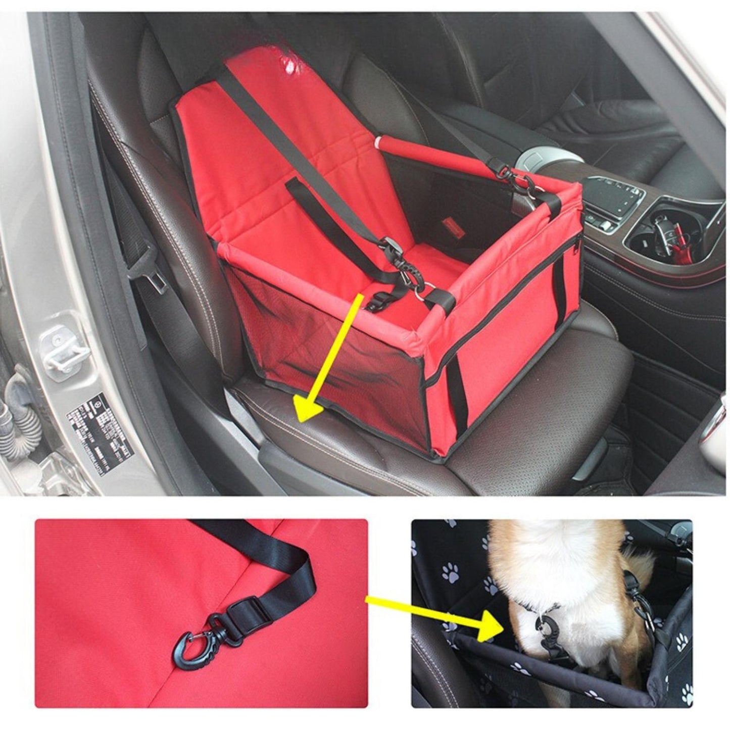 Portable Pet Booster Seat - Waterproof and Secure