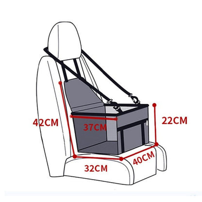 Portable Pet Booster Seat - Waterproof and Secure