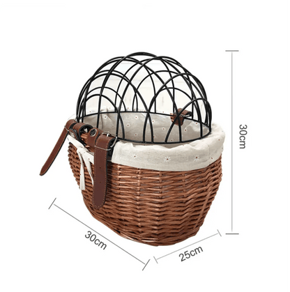Durable Pet Bike Carrier Basket