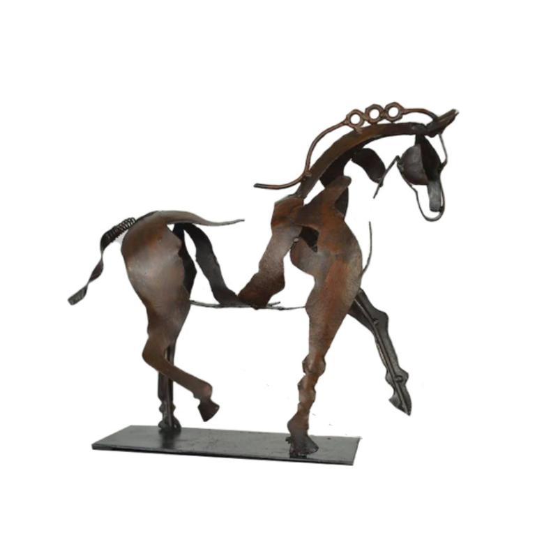 Unique Iron Horse Figurine Decoration