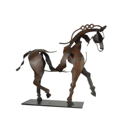 Unique Iron Horse Figurine Decoration