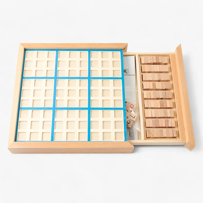 Traditional Wooden Sudoku Puzzle Box Set