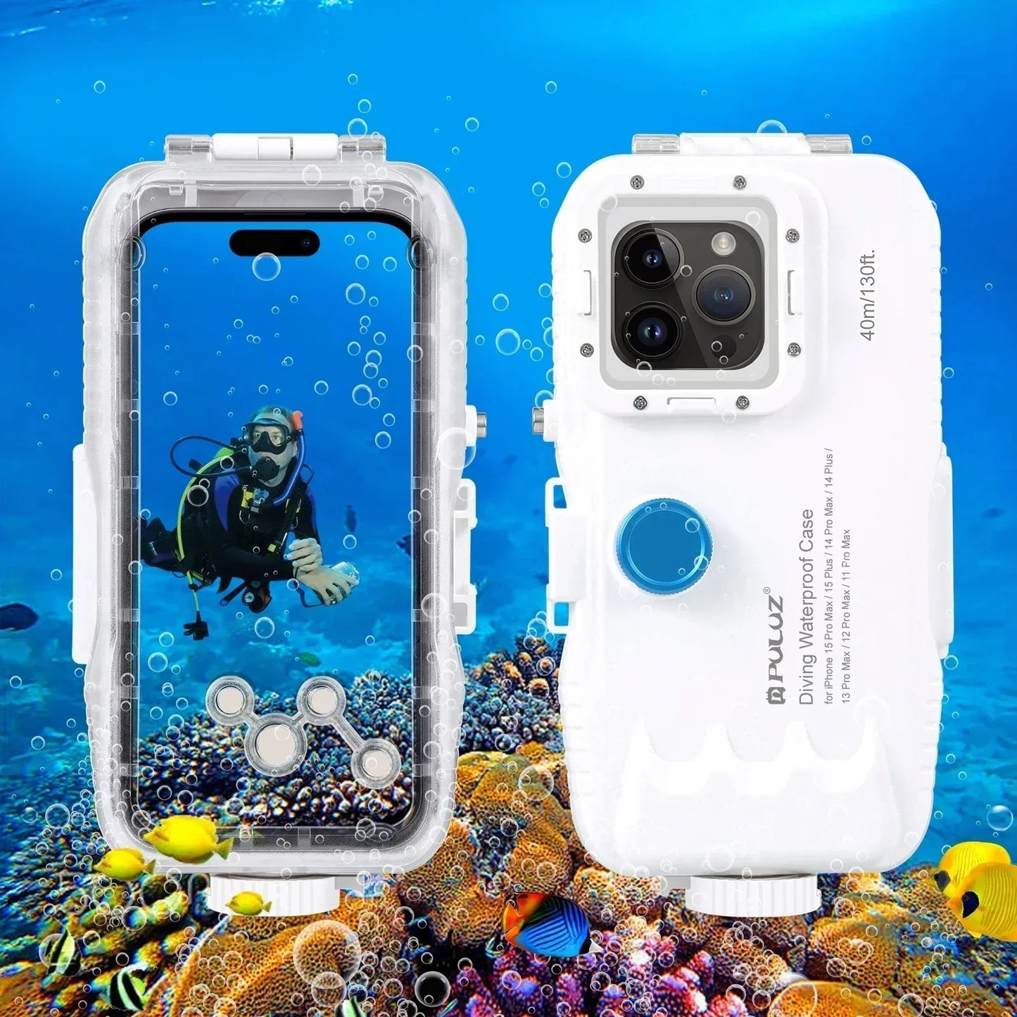 Heavy Duty 40M Waterproof iPhone Protective Case
