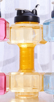 Hydraflex – Dumbbell water bottle 550ml for fitness & everyday use | 2-in-1 design 2