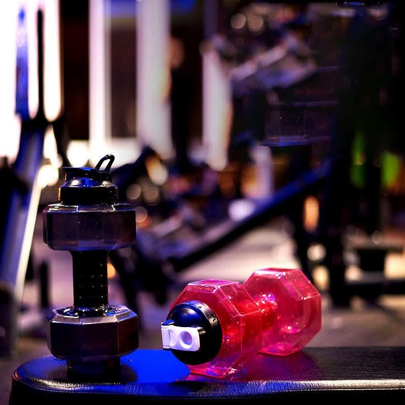 Hydraflex – Dumbbell water bottle 550ml for fitness & everyday use | 2-in-1 design 4