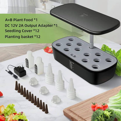 HydroBloom | Innovative Indoor Hydroponic Garden System with 12 Pods 5