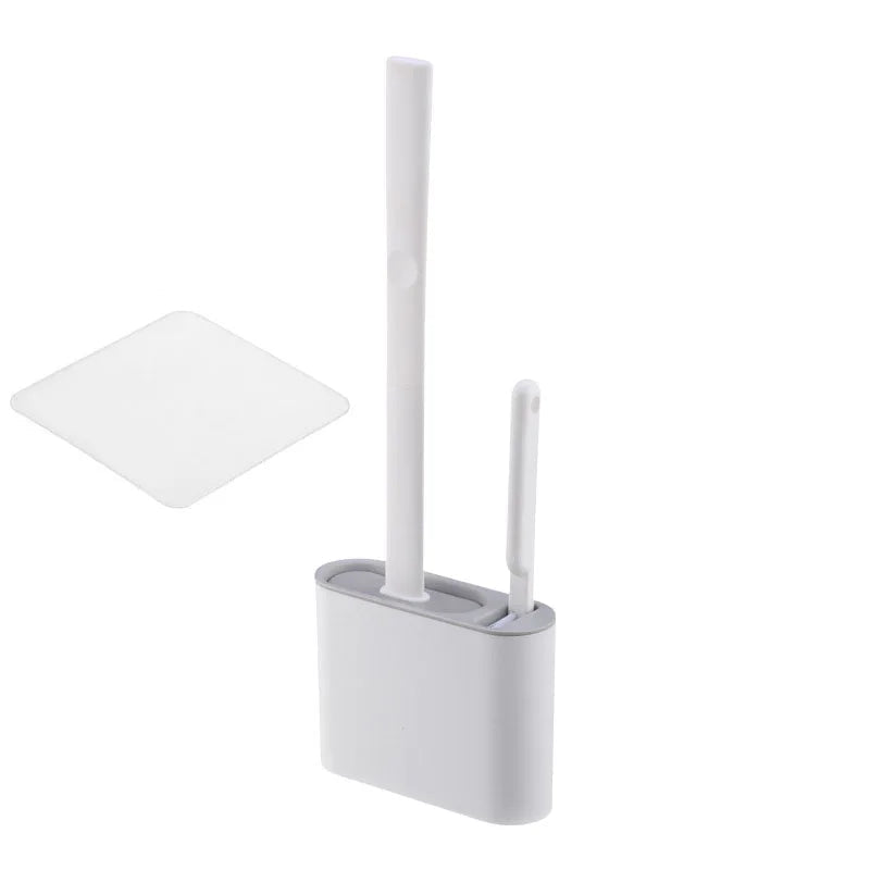 HygieneFlex | Ergonomic Silicone Toilet Brush with Wall Mounted Holder 4