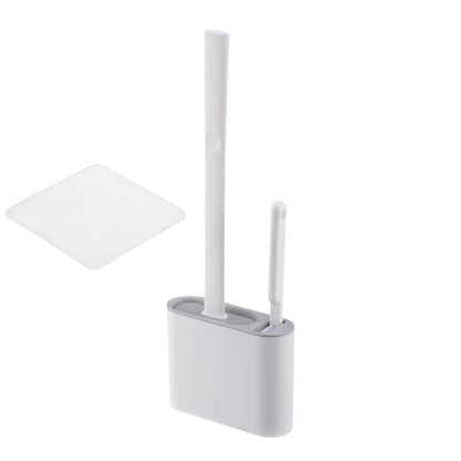 HygieneFlex | Ergonomic Silicone Toilet Brush with Wall Mounted Holder 4
