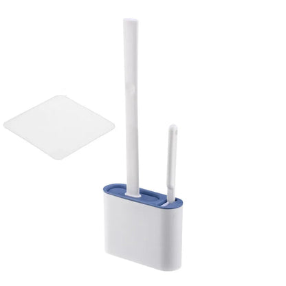 HygieneFlex | Ergonomic Silicone Toilet Brush with Wall Mounted Holder 5