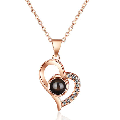 Heartfelt 100 Language Love Pendant Necklace