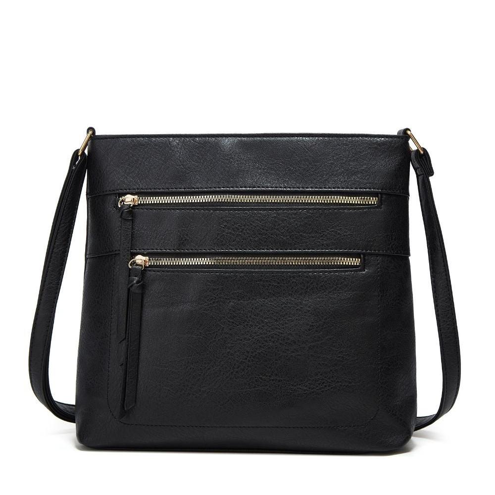 Chic Real Leather Small Crossbody Handbag