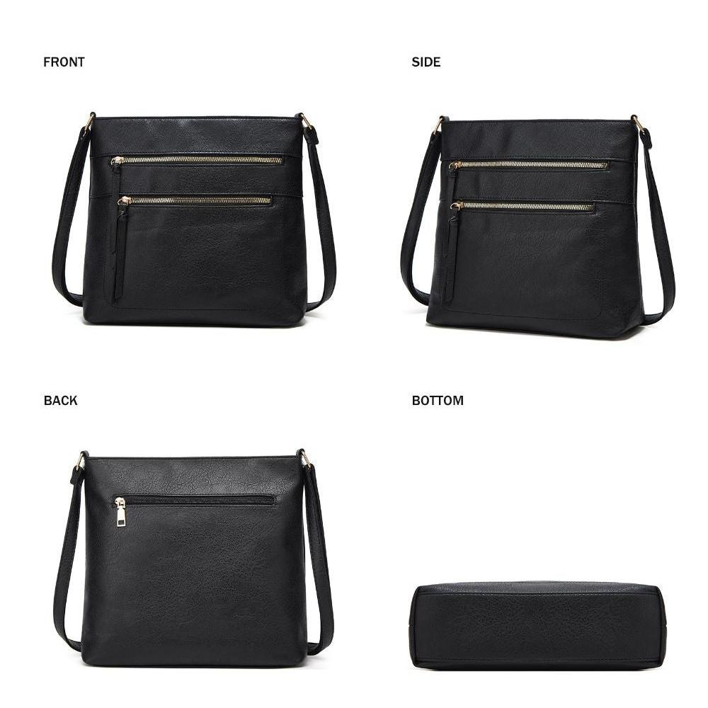 Chic Real Leather Small Crossbody Handbag