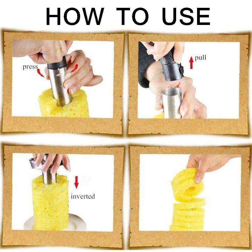 Easy Fresh Pineapple Slicer Tool