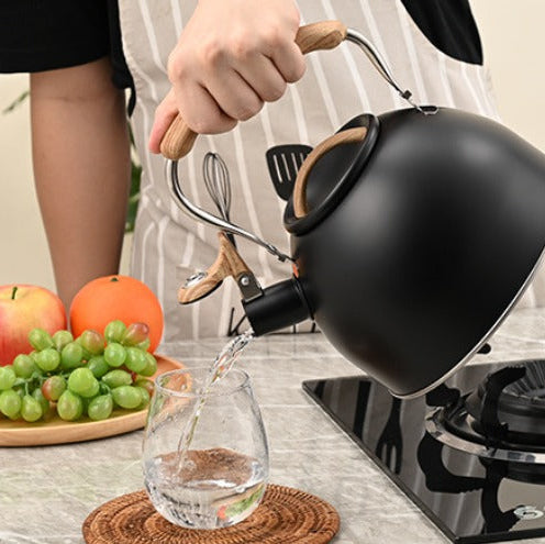 Durable Metal Whistling Kettle – Traditional Home Essential