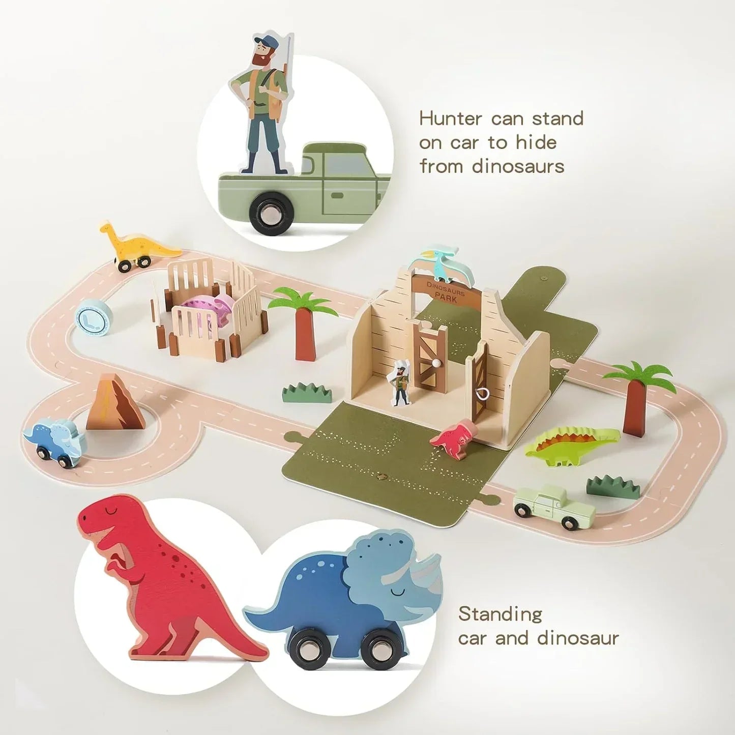 Dino Adventure Land Play Set