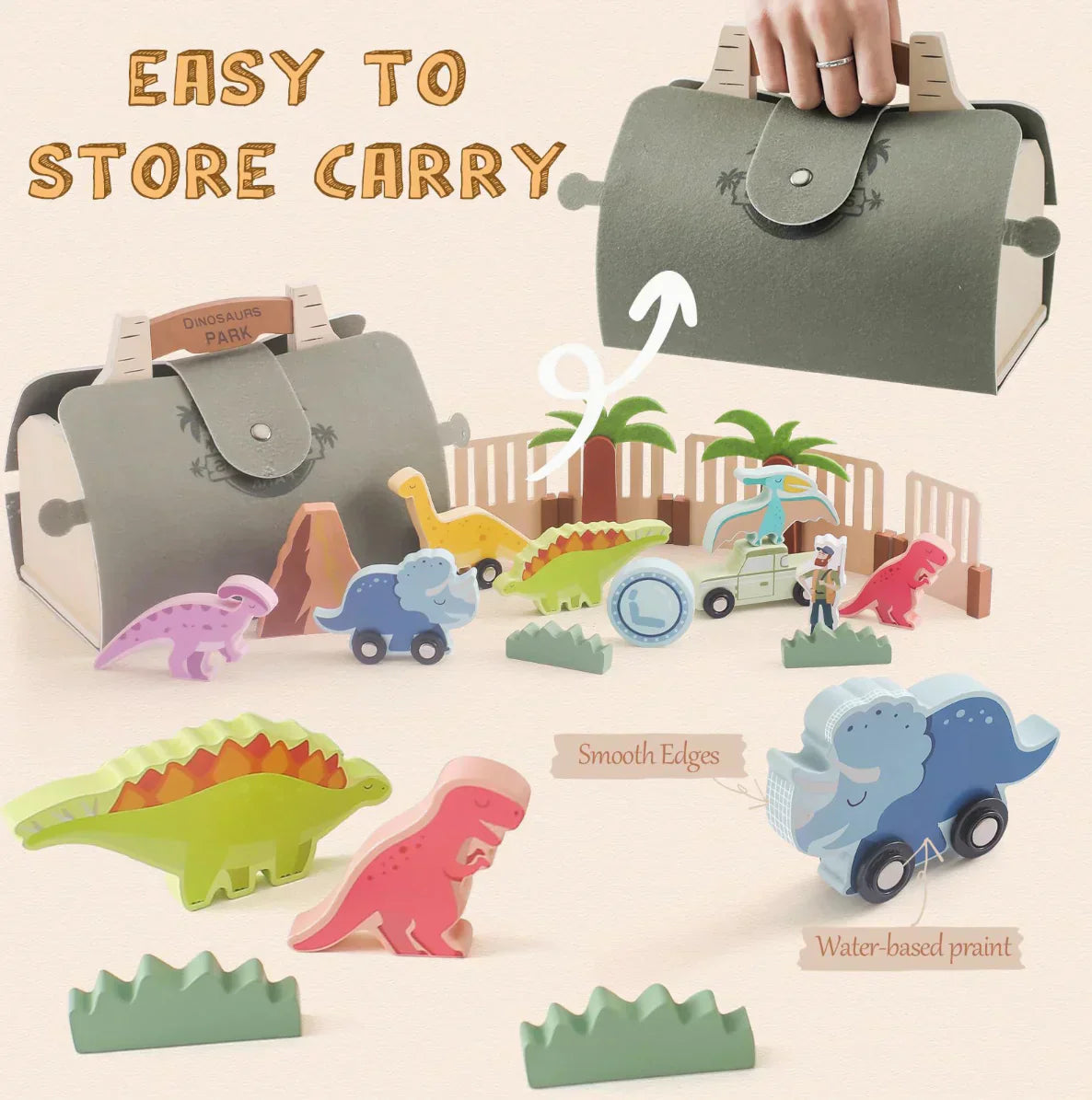 Dino Adventure Land Play Set