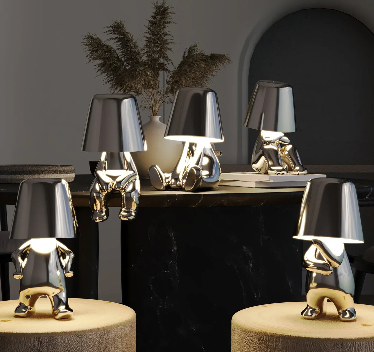 Modern Wireless Desk Lamp Set