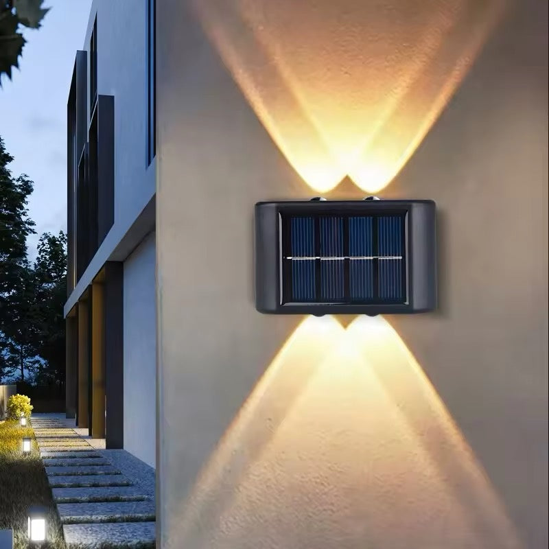 Bright Solar Powered Outdoor Wall Lanterns