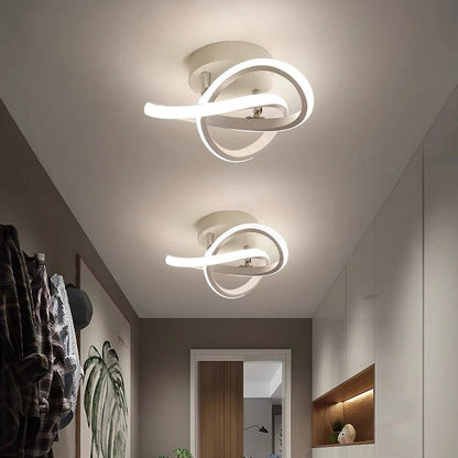 Modern Black LED Ceiling Lamp