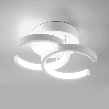 Modern Black LED Ceiling Lamp