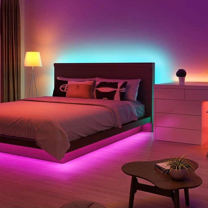 Color Changing LED Strip Light Waterproof Remote Control - Fesara