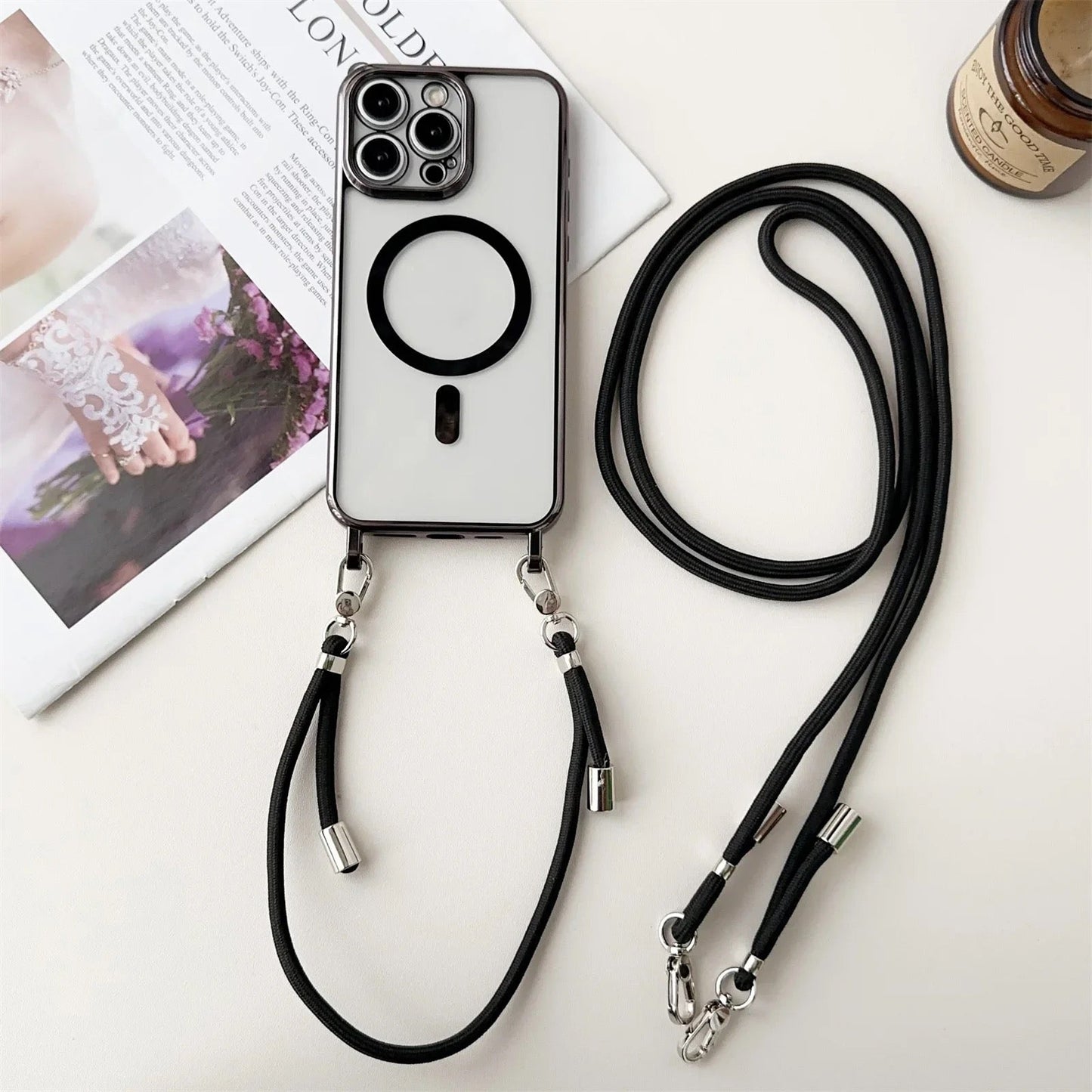 Fesara Premium MagSafe Crossbody iPhone Case