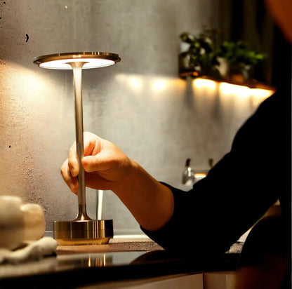 Stylish Touch Table Lamp with Color Changing LED Light