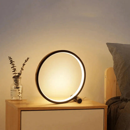 Stylish Round LED Desk Lamp