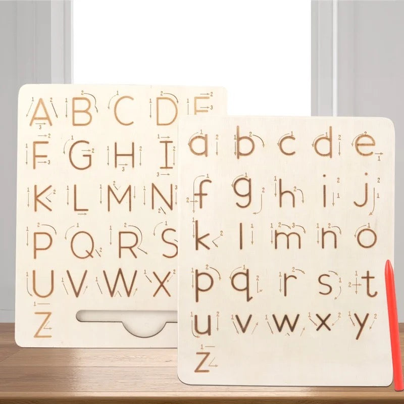 Educational Double Sided Wooden Learning Board