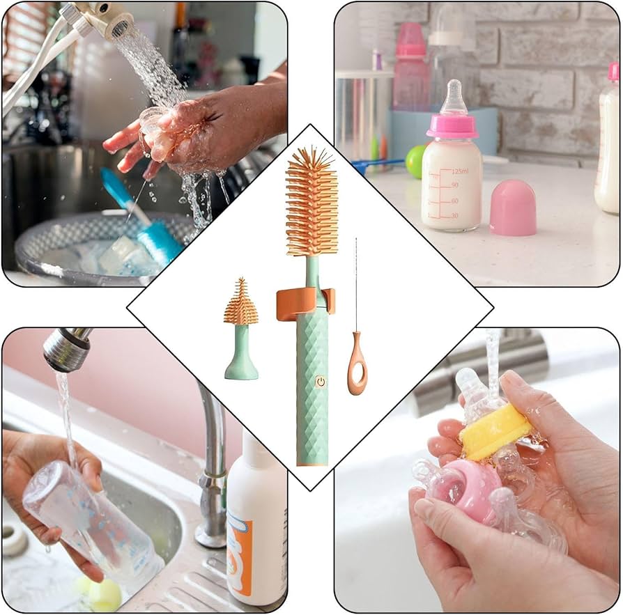 Fast Electric Bottle Brush Cleaner - Easy to Use