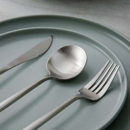 Modern Stainless Steel Flatware Simple Elegance