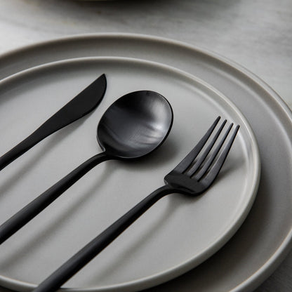 Modern Stainless Steel Flatware Simple Elegance