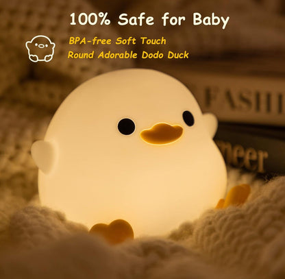 Colorful Quacking LED Night Light Lamp