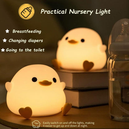 Colorful Quacking LED Night Light Lamp