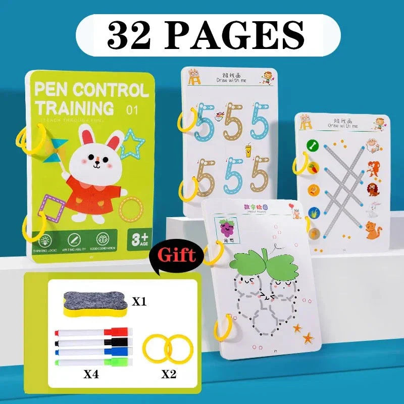 Fesara Pen Control Practice Workbook