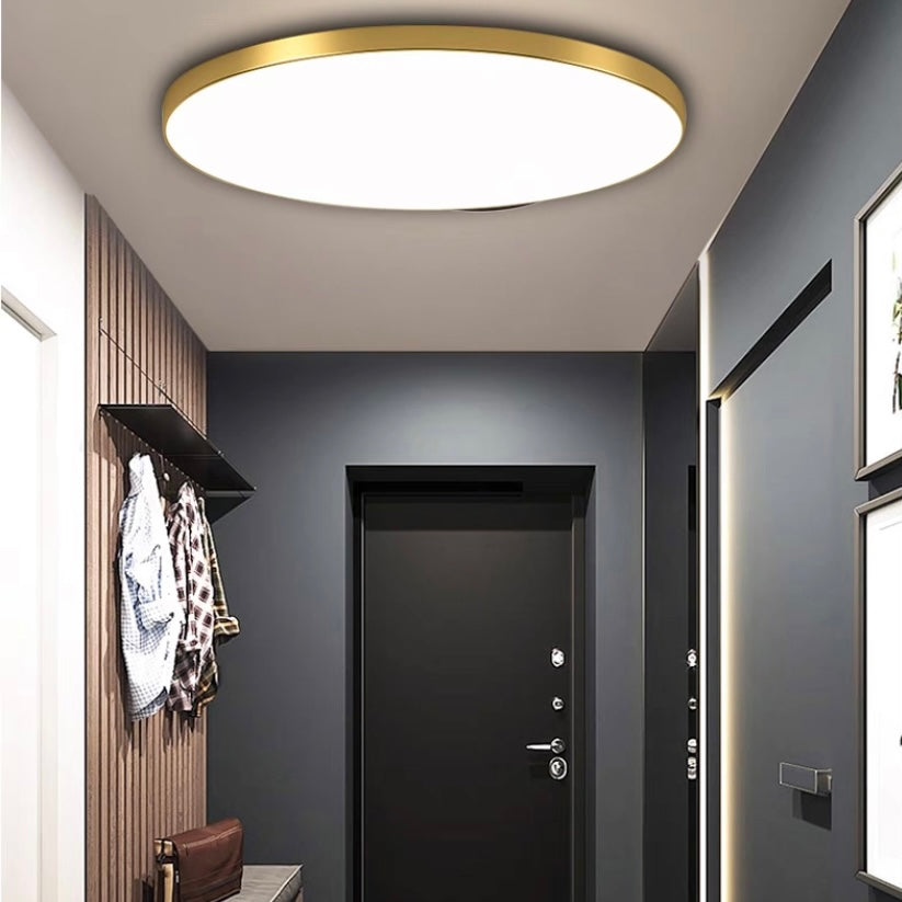 Sleek Circular LED Ceiling Fixture Indoor Home Lighting