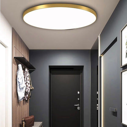 Sleek Circular LED Ceiling Fixture Indoor Home Lighting