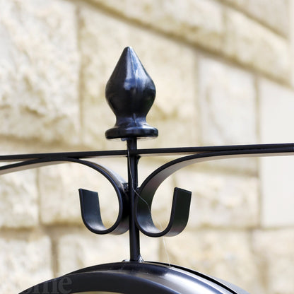 Large Black Double Faced Station Clock