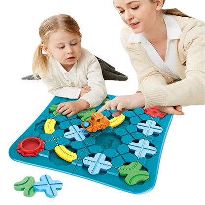 Fun Interactive Wooden Train Set - Fesara
