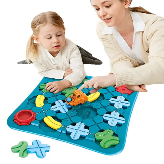 Fun Interactive Wooden Train Set - Fesara