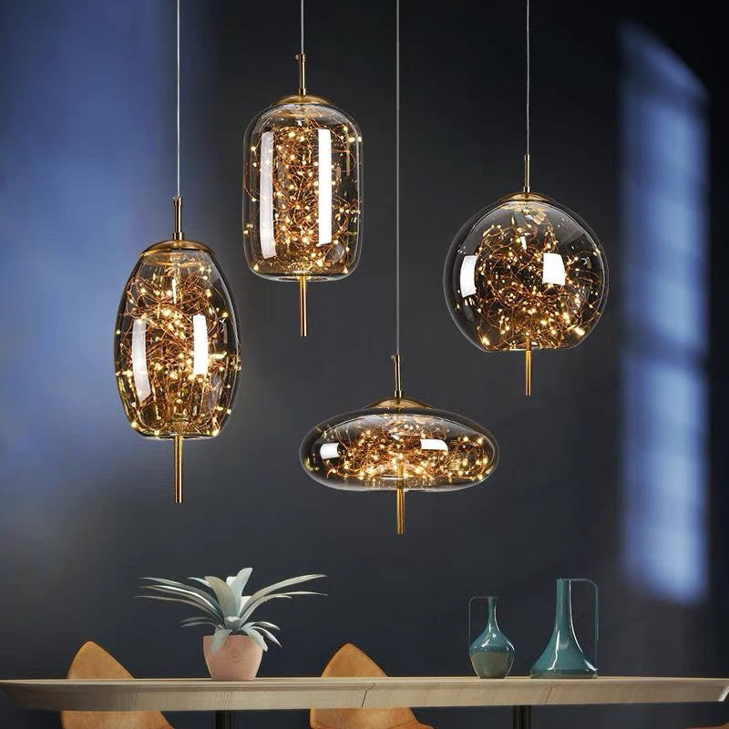 Modern LED Hanging Light Ceiling Fixture