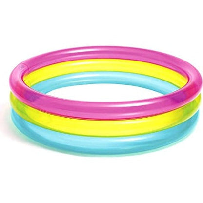 Fun Inflatable Kids Pool with Rainbow Colors - Fesara